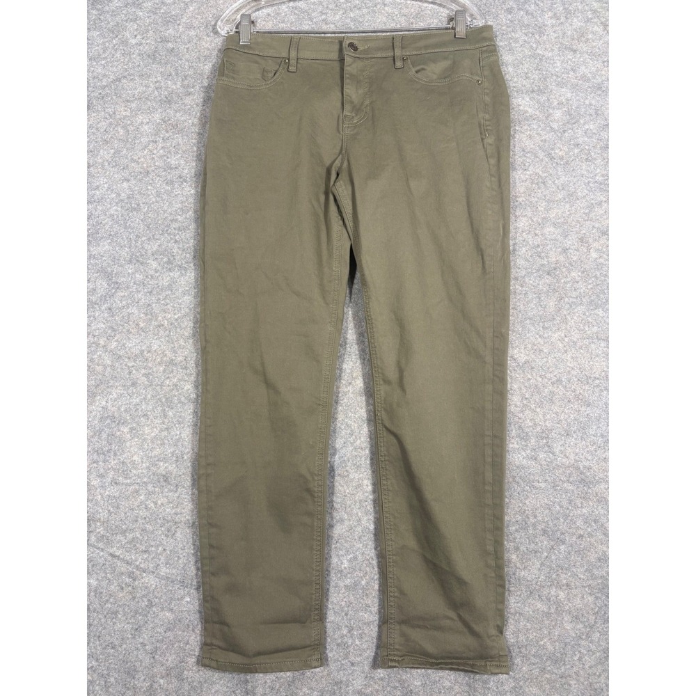 VIGOSSโ Thompson Tomboy Olive Green Cotton Blend Pants Women's Size 29
